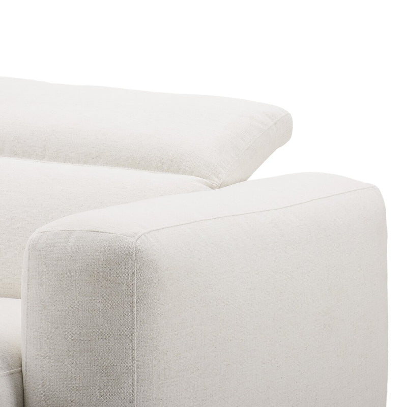 Radley Power Recliner 3-Piece Sectional W/ Chaise - Crypton Nomad Snow