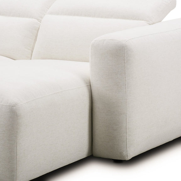 Radley Power Recliner 3-Piece Sectional W/ Chaise - Crypton Nomad Snow