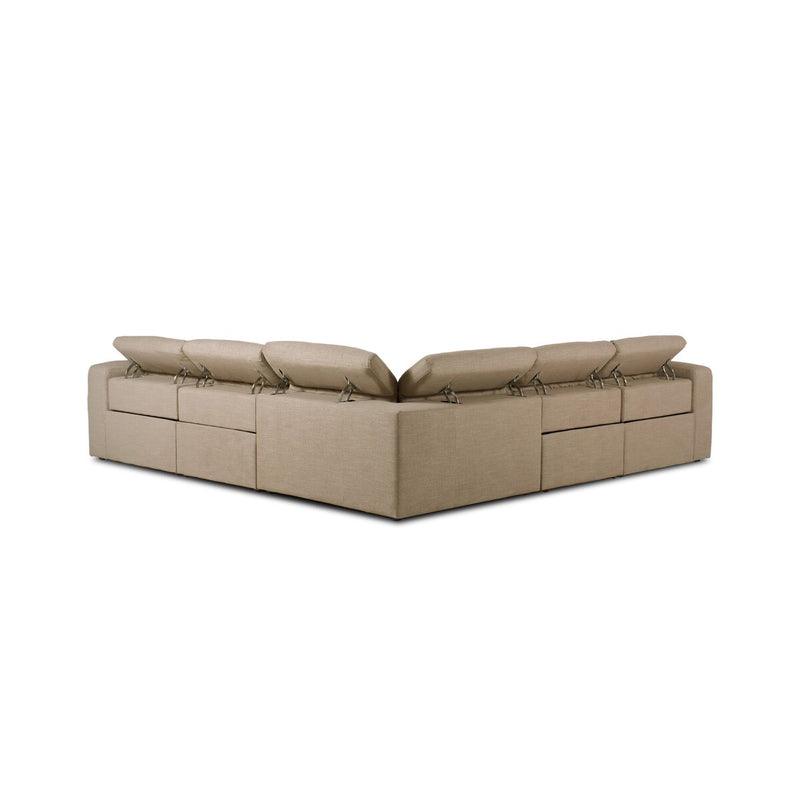 Radley Power Recliner Sectional - Crypton Nomad Taupe