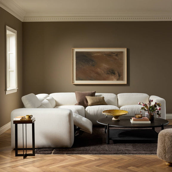 Radley Power Recliner Sectional - Crypton Nomad Snow