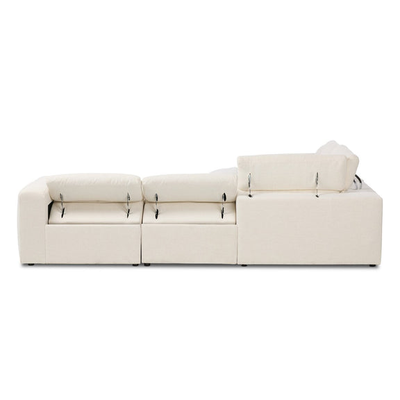 Radley Power Recliner Sectional - Crypton Nomad Snow