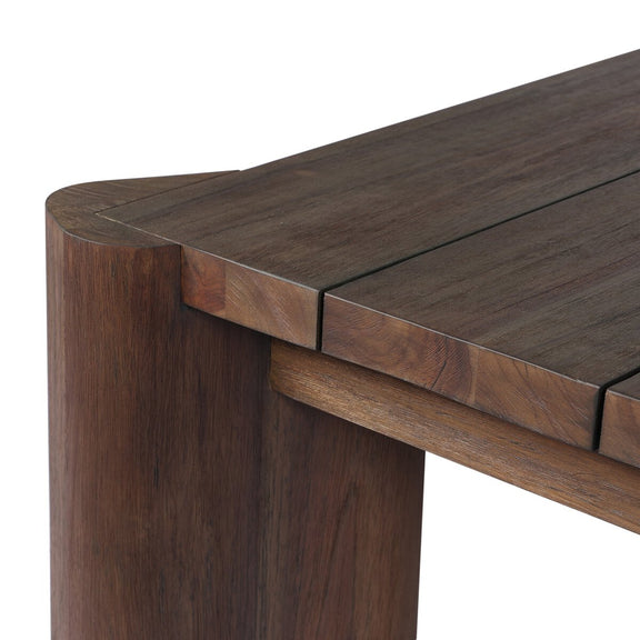 Soho Outdoor Coffee Table - Stained Saddle Brown
