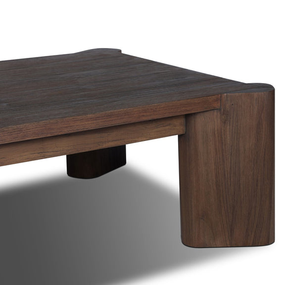 Soho Outdoor Coffee Table - Stained Saddle Brown