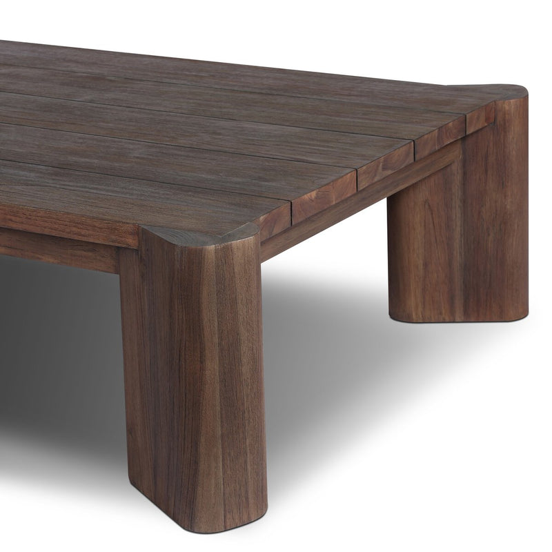 Soho Outdoor Coffee Table - Stained Saddle Brown