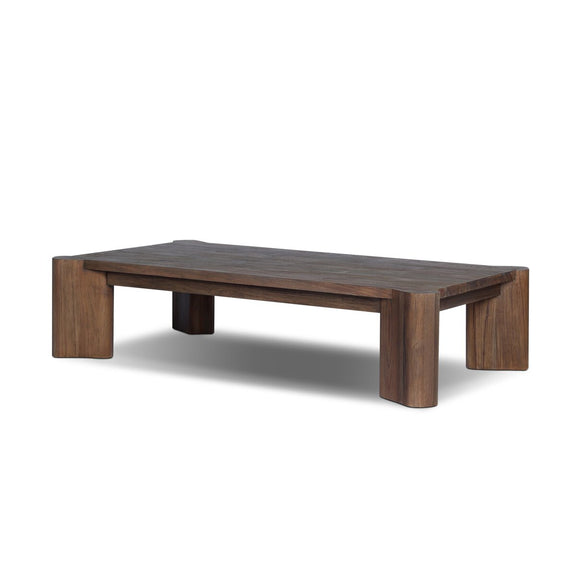 Soho Outdoor Coffee Table - Stained Saddle Brown