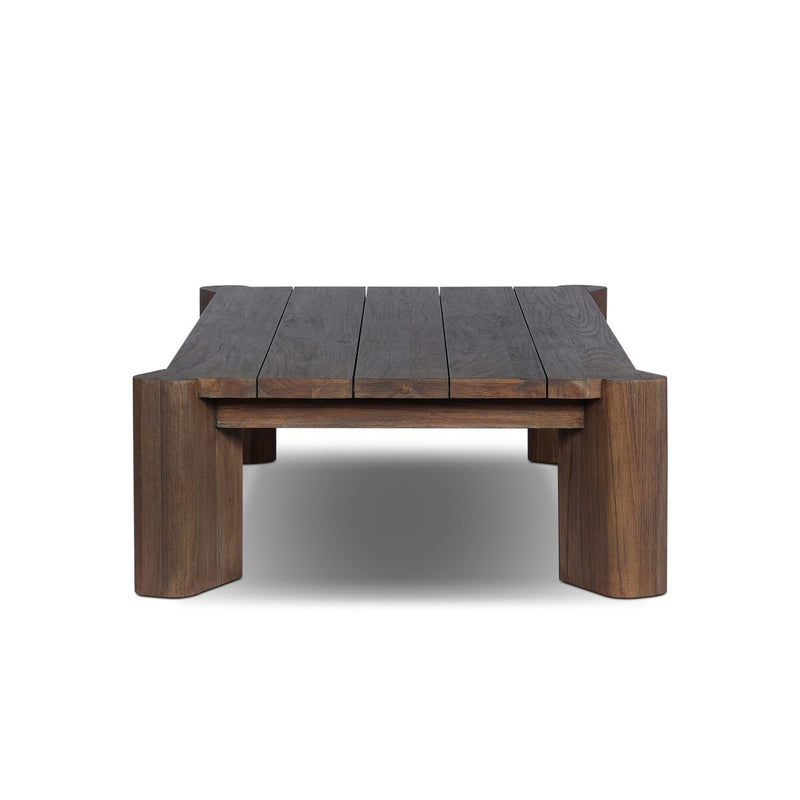 Soho Outdoor Coffee Table - Stained Saddle Brown