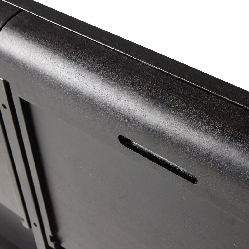 Lorik Desk - Worn Black Acacia