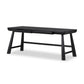 Lorik Desk - Worn Black Acacia
