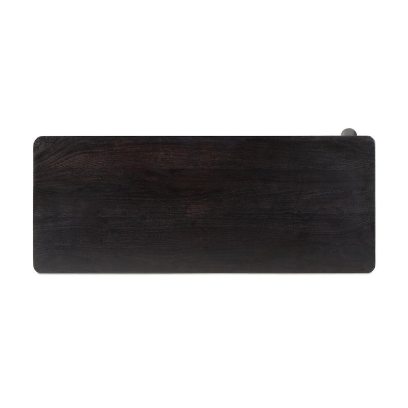 Lorik Desk - Worn Black Acacia