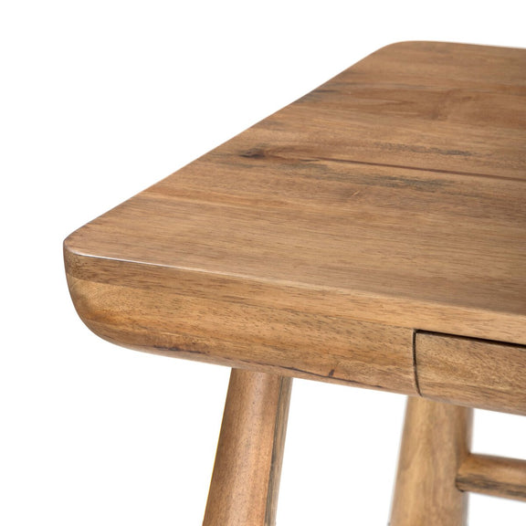 Lorik Desk - Caramel Rubberwood