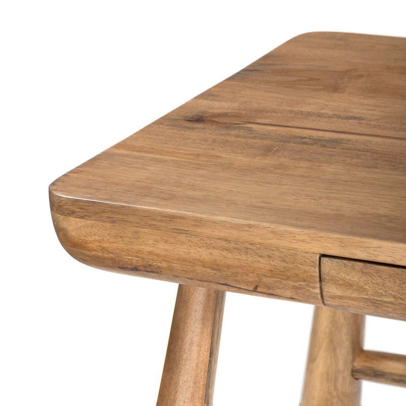 Lorik Desk - Caramel Rubberwood