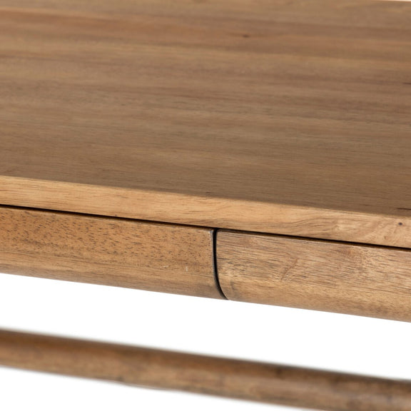 Lorik Desk - Caramel Rubberwood