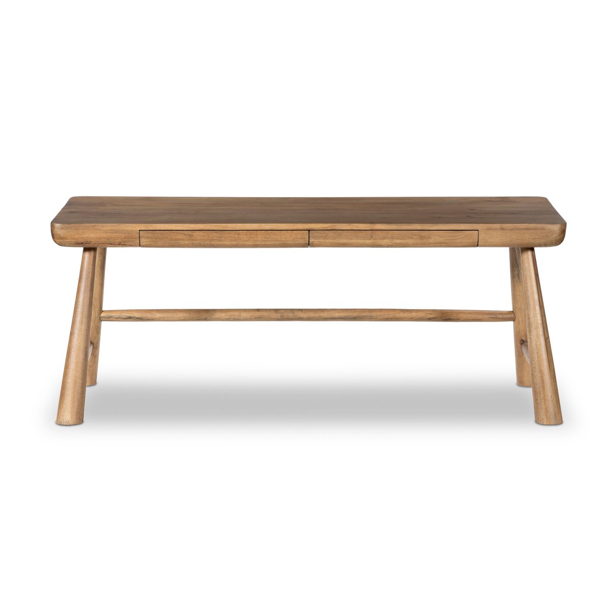 Lorik Desk - Caramel Rubberwood