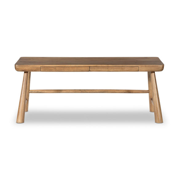 Lorik Desk - Caramel Rubberwood