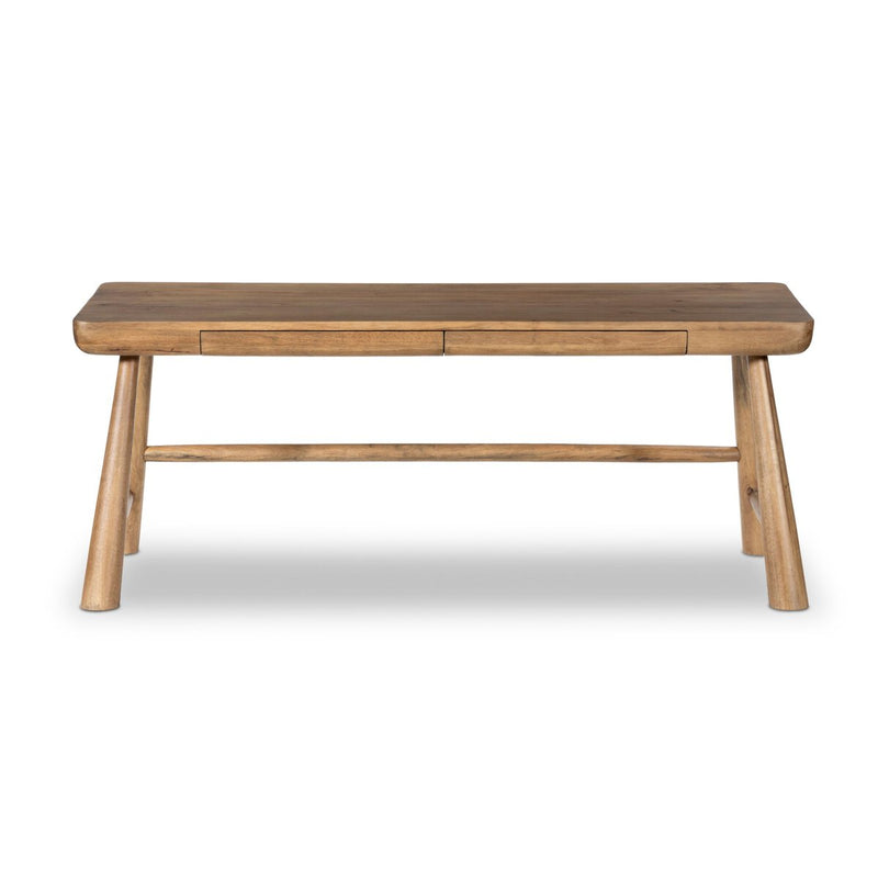 Lorik Desk - Caramel Rubberwood