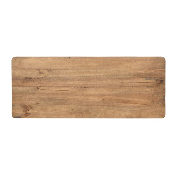 Lorik Desk - Caramel Rubberwood