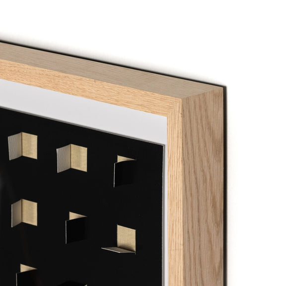 See Through Black by FH Art Studio - White Oak