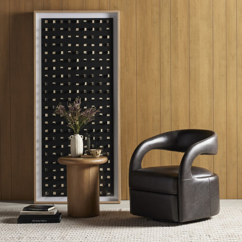 See Through Black by FH Art Studio - White Oak