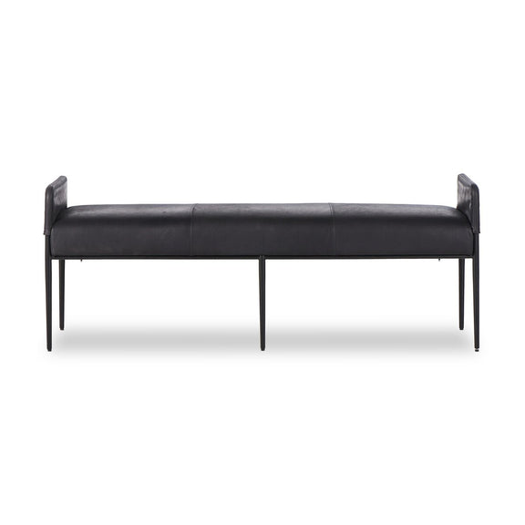 Brickel Backless Bench - Heirloom Black
