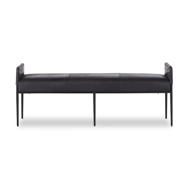 Brickel Backless Bench - Heirloom Black