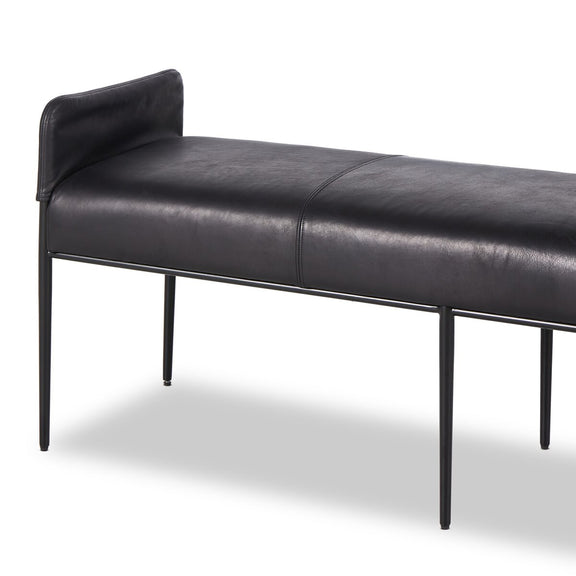 Brickel Backless Bench - Heirloom Black