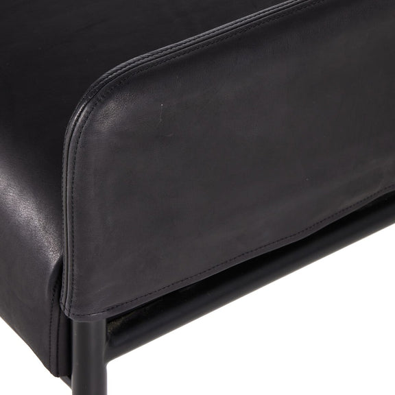 Brickel Backless Bench - Heirloom Black