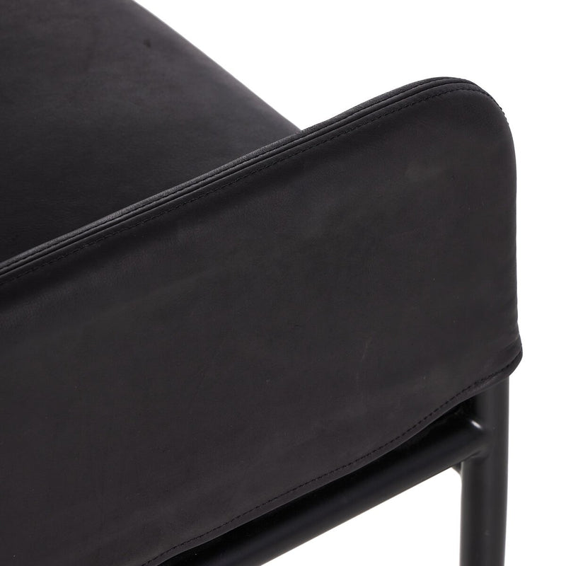 Brickel Backless Bench - Heirloom Black