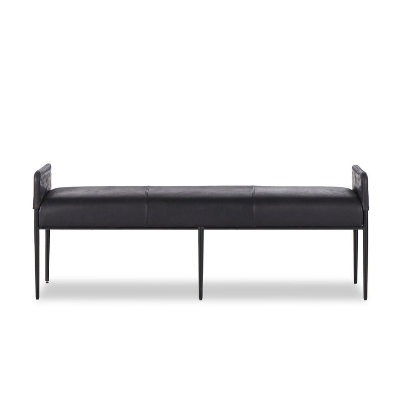 Brickel Backless Bench - Heirloom Black