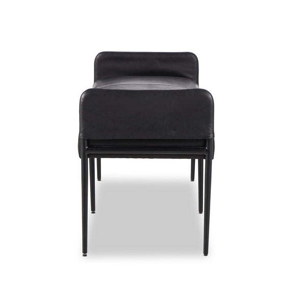 Brickel Backless Bench - Heirloom Black