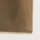 Abstract oil painting with subtle earth tones, featuring a gradient from deep brown to lighter shades. Textured canvas visible, showcasing the artist's technique. Corner of the artwork visible, demonstrating the painting's edge and framing.