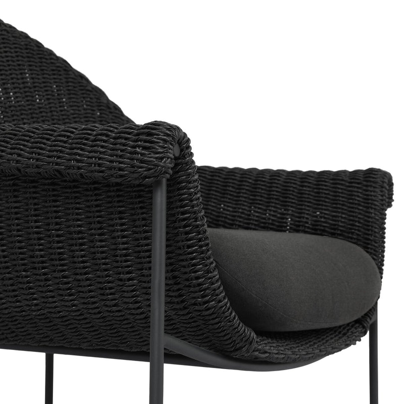 Suerte Outdoor Chair - Faux Black Hyacinth