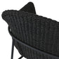 Suerte Outdoor Chair - Faux Black Hyacinth