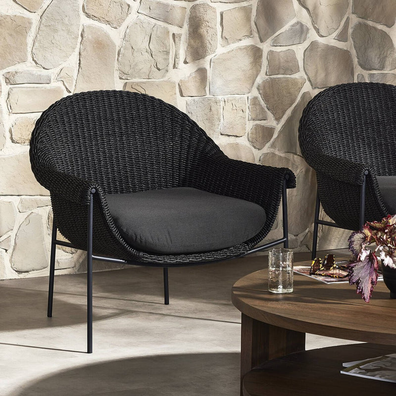 Suerte Outdoor Chair - Faux Black Hyacinth