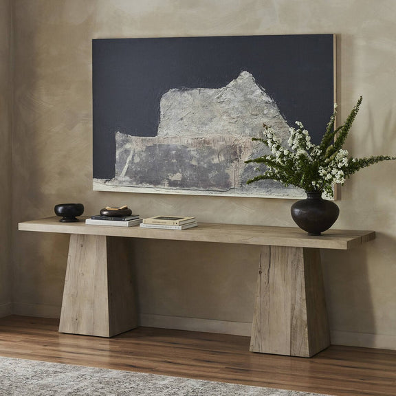 Atlas Console Table - Bleached Alder