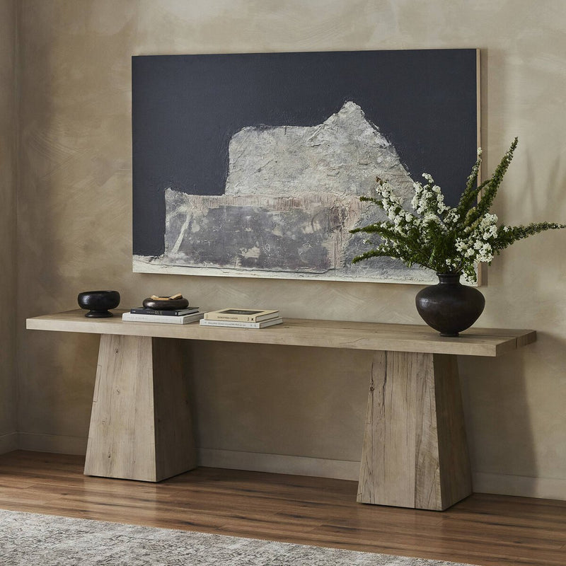 Atlas Console Table - Bleached Alder