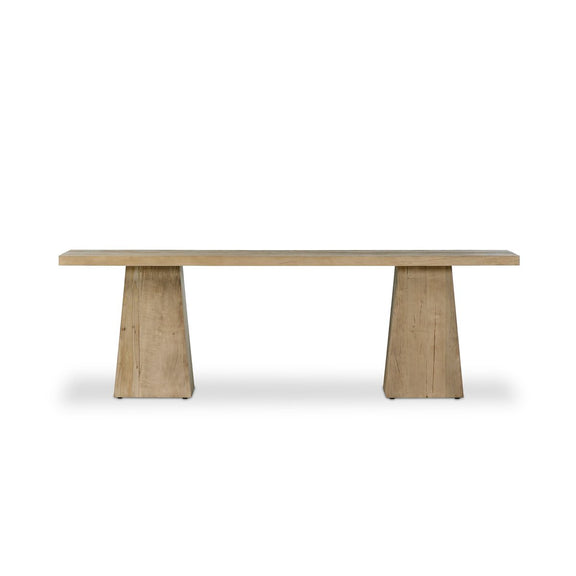 Atlas Console Table - Bleached Alder