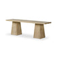 Atlas Console Table - Bleached Alder