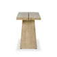 Atlas Console Table - Bleached Alder