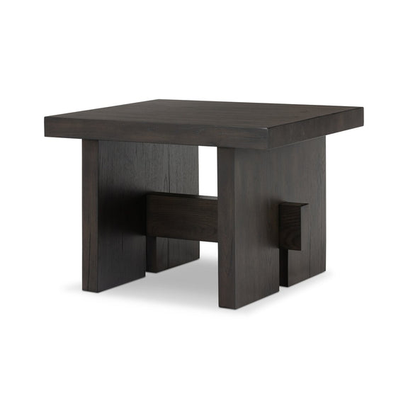 Isaac End Table - Smoked Black