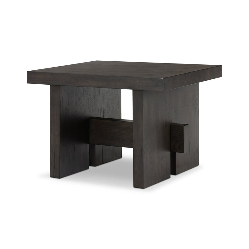 Isaac End Table - Smoked Black