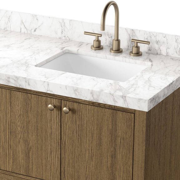 Anthem Double Vanity - Washed Natural Veneer