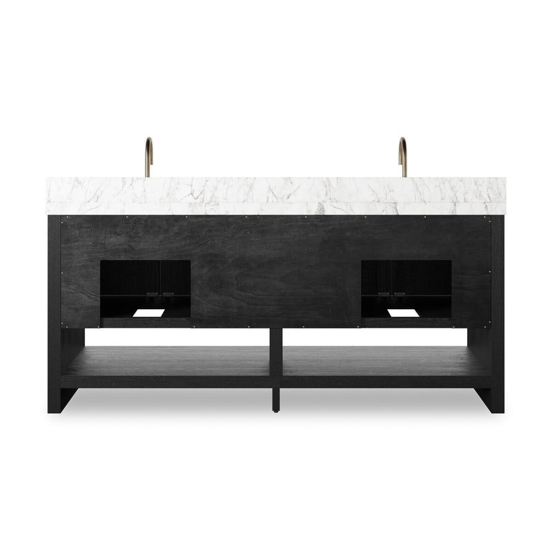 Anthem Double Vanity - Black Wash Oak Veneer