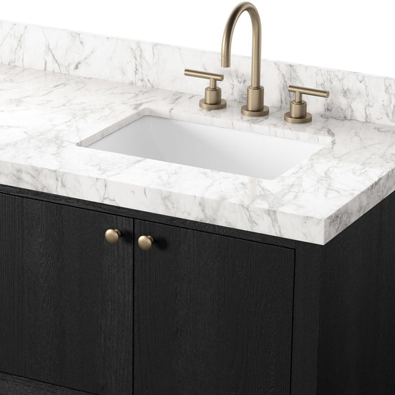 Anthem Double Vanity - Black Wash Oak Veneer