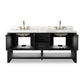 Anthem Double Vanity - Black Wash Oak Veneer