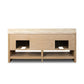 Anthem Double Vanity - Satin Light Wash Oak Veneer