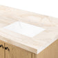Anthem Double Vanity - Satin Light Wash Oak Veneer