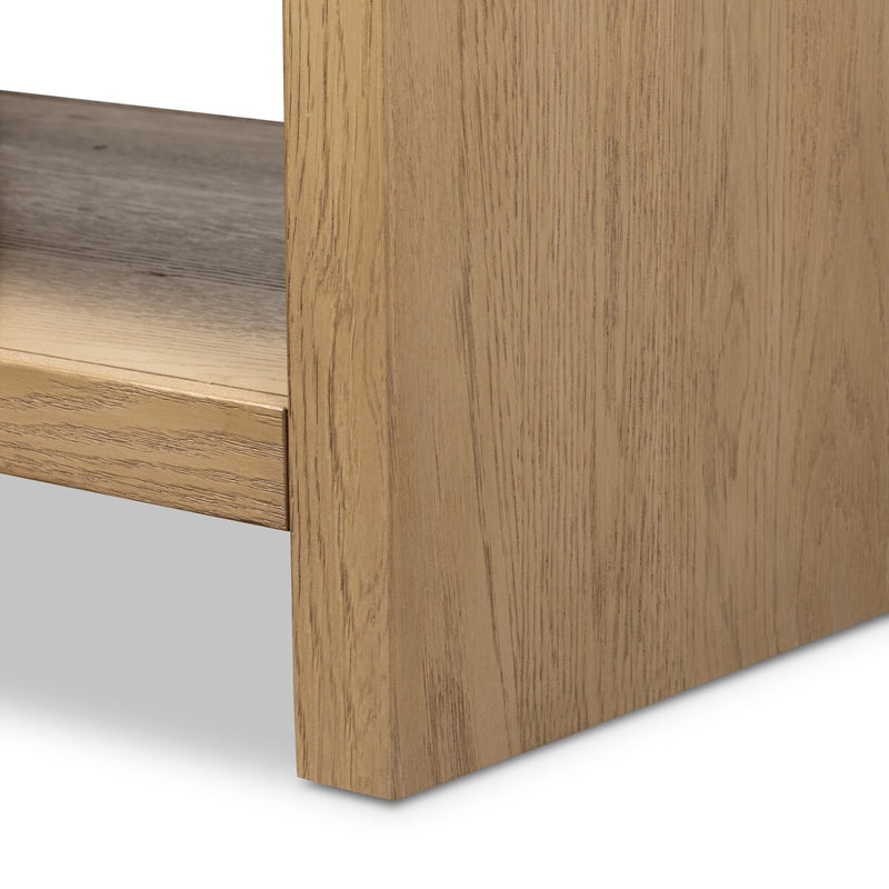 Anthem Double Vanity - Satin Light Wash Oak Veneer