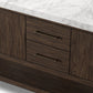 Anthem Double Vanity - Satin Espresso Oak Veneer