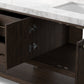 Anthem Double Vanity - Satin Espresso Oak Veneer