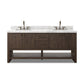 Anthem Double Vanity - Satin Espresso Oak Veneer